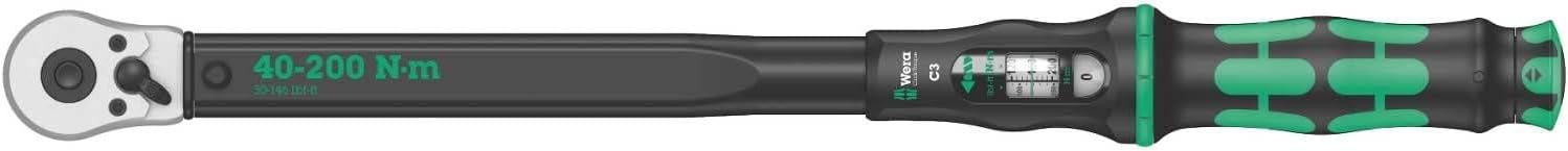 Wera Click-Torque C 3, seitlich, mit Skalenaufdruck 40–200 N·m