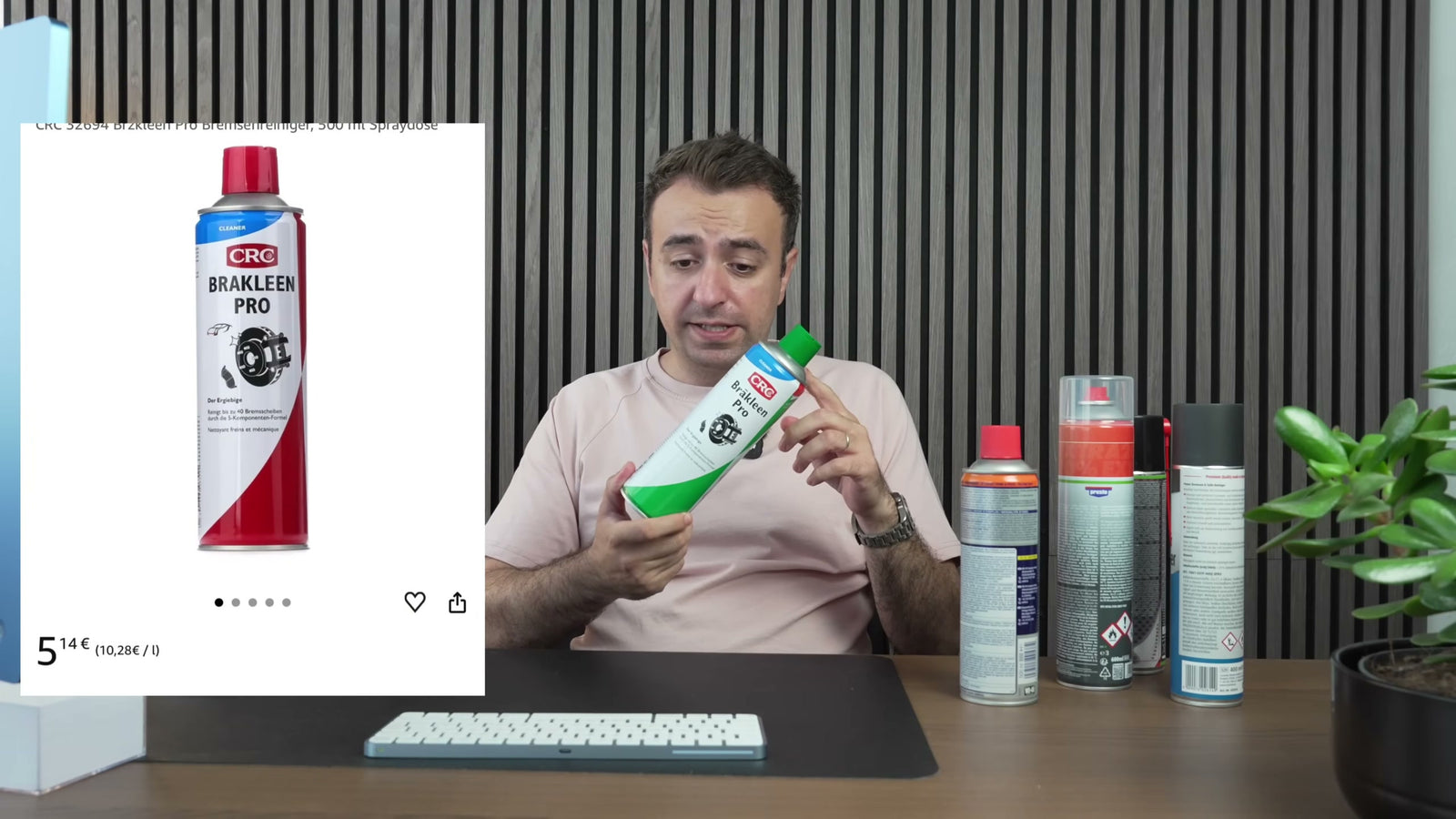 Amazon-Karte CRC Bräkleen Pro, 500 ml, 5,14 €.